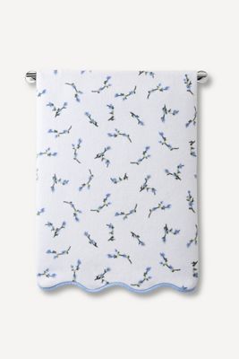 Kassatex Over the Moon Scallop Edge Bath Towel Collection