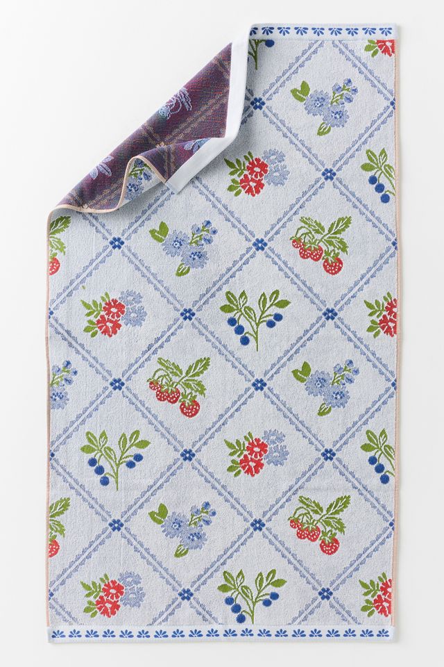 Astrid Cotton Woven Floral Towel Collection #1