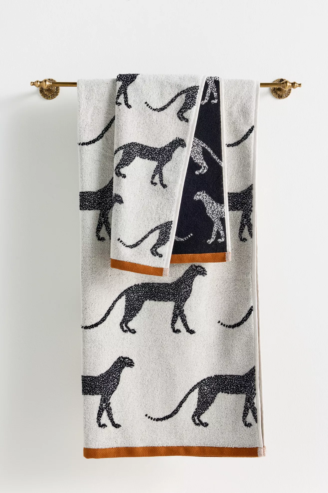 Cotton Woven Pattern Towel Collection