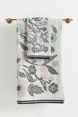 Claudette Cotton Floral Towel Collection