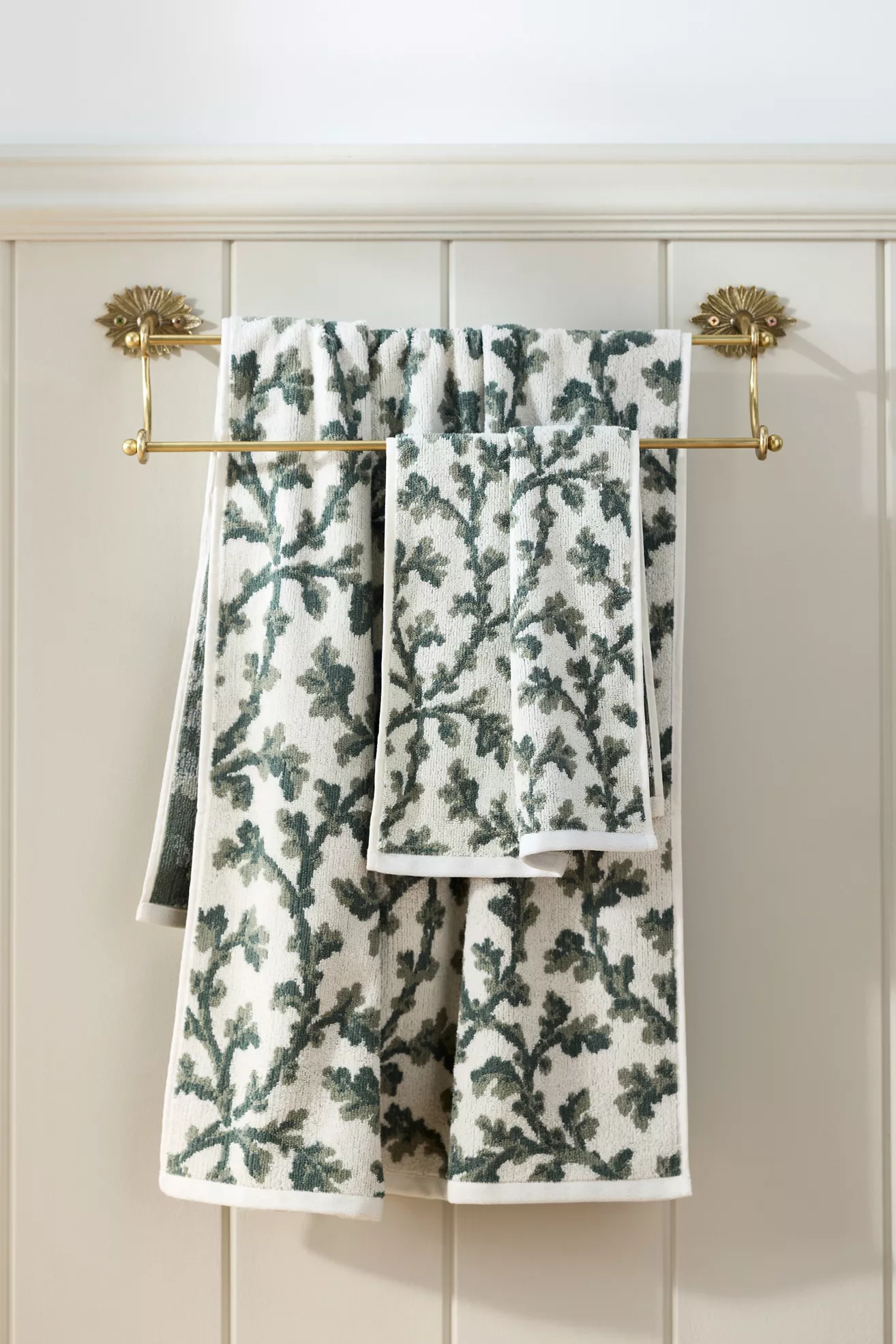 Irena 100% Cotton Woven Floral Towel Collection