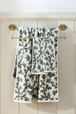 Irena Cotton Woven Floral Towel Collection