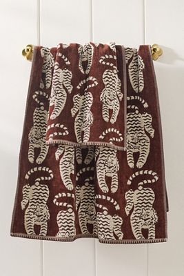 Isa Tiger Cotton Towel Collection