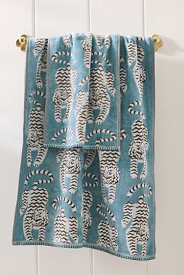Isa Tiger Cotton Towel Collection