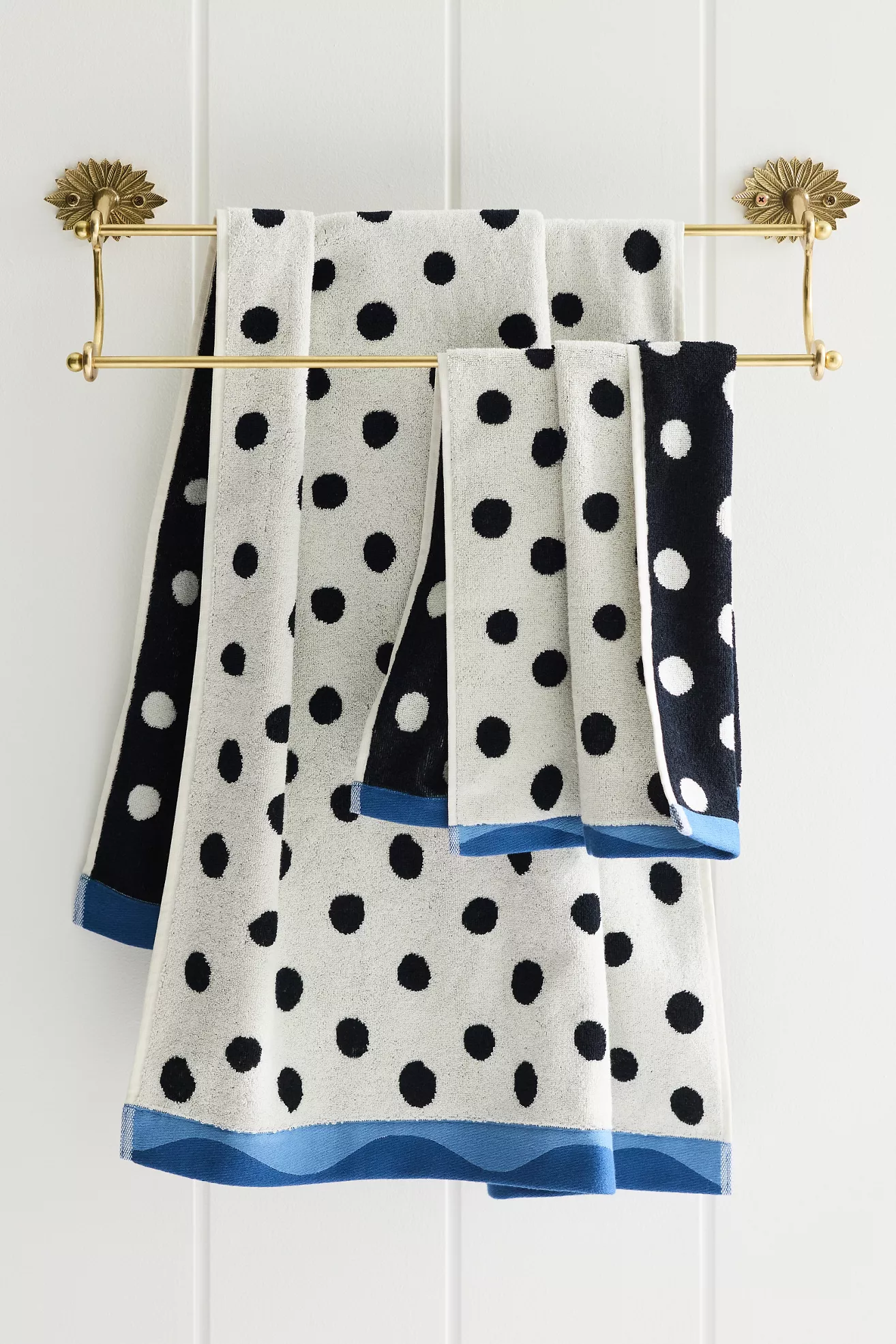 Maeve 100% Cotton Patterned Towel Collection