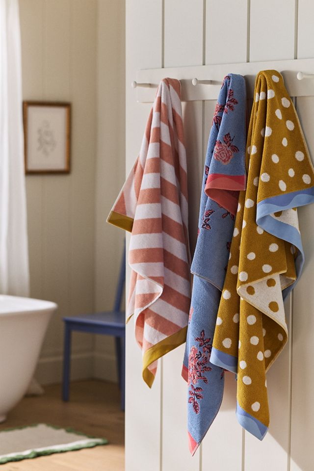 Maeve Cotton Patterned Towel Collection #1