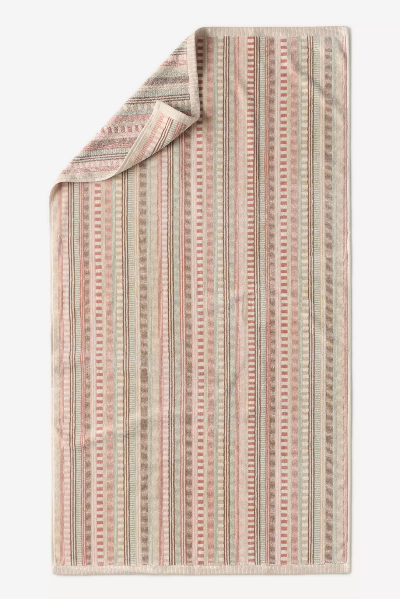 100% Cotton Mixed Stripe Woven Towel Collection - thumbnail 4
