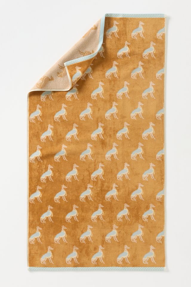 Maeve Cotton Dog Jacquard Towel Collection #1