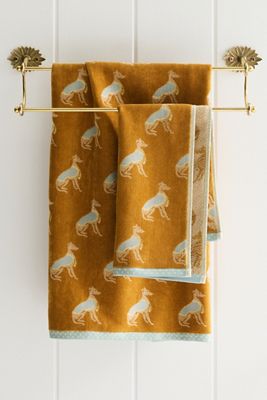 Maeve Cotton Dog Jacquard Towel Collection