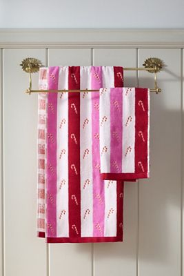 Novelty Icon Cotton Woven Striped Towel Collection
