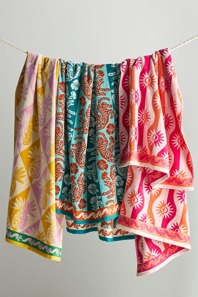 Gela Cotton Jacquard Beach Towel #1