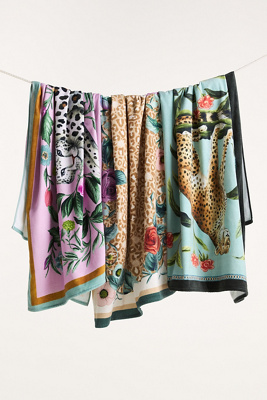 Maeve Cotton Printed Beach Towel - Thumbnail 3