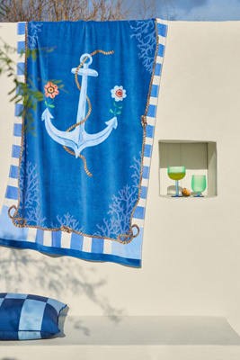 Nathalie Lete By The Sea Beach Towel