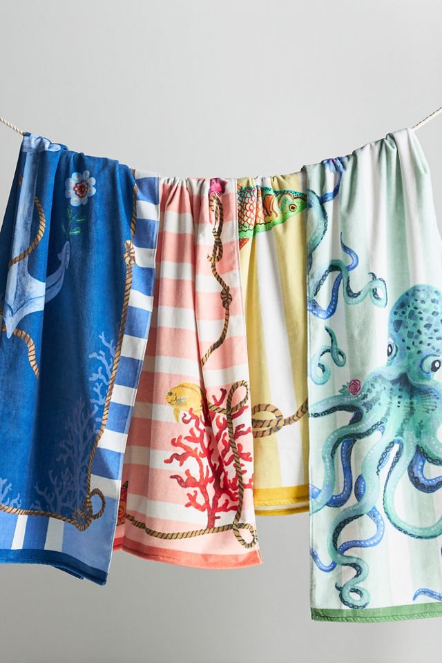 Nathalie Lete By The Sea Beach Towel