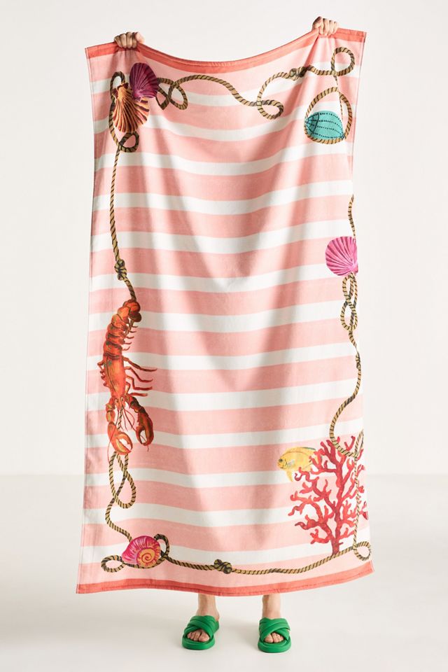 Nathalie Lete By The Sea Beach Towel