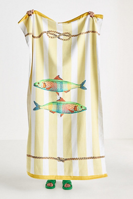 Nathalie Lete By The Sea Beach Towel