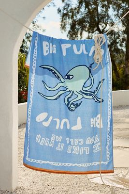 The Original Tinned Fish Candle Tin Tin! Cotton Printed Beach Towel​