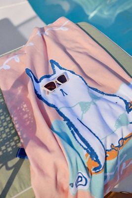 The Original Tinned Fish Candle Tin Tin! Cotton Printed Beach Towel​