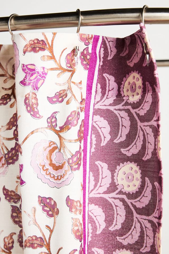 Zhana Cotton Printed Shower Curtain #2