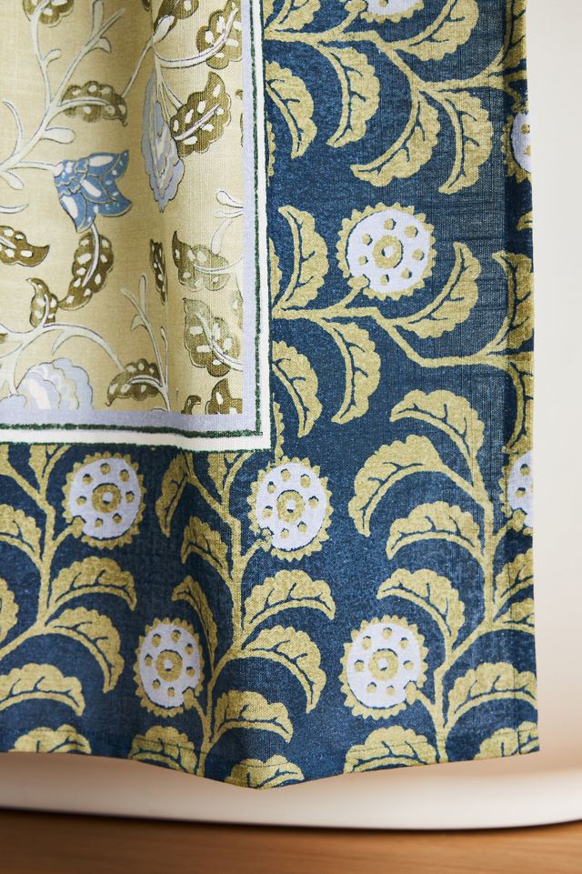 Zhana Cotton Printed Shower Curtain