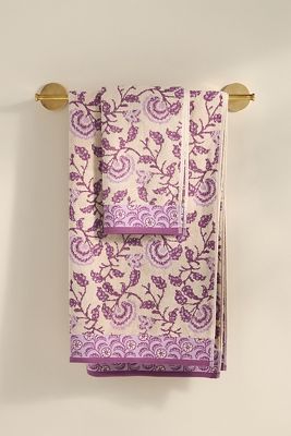 Vivi Cotton Jacquard Terrycloth Towel Collection - Hand Towel