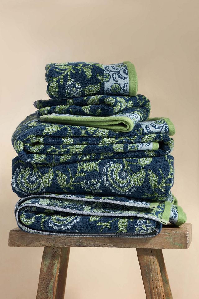 Colección de Toallas de Rizo de Algodón Jacquard Vivi #1