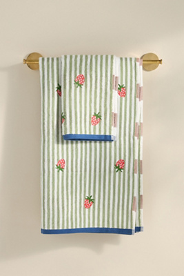 Anthropologie Fruit Icon Cotton Towel Collection