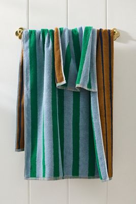 Cotton Reversible Stripe Towel Collection