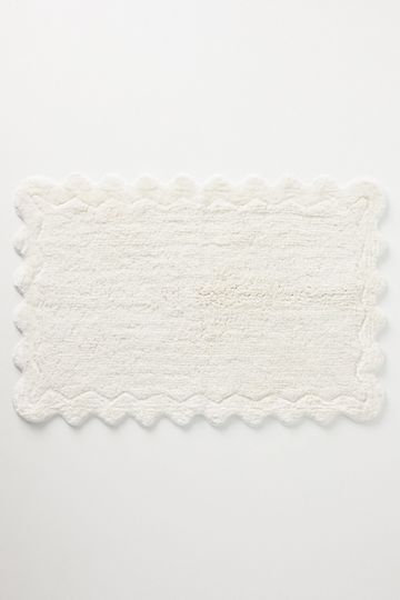 Maeve Scalloped Bath Mat
