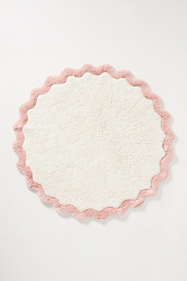 Crochet Scalloped Bath Mat - 20 x 30