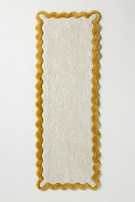 Maeve by Anthropologie Scalloped Cotton Bath Mat