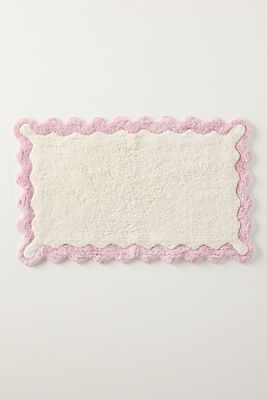 Tapis de bain festonné Ernestine