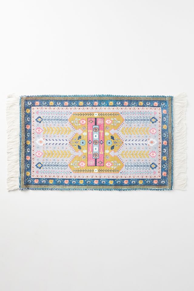 Anthropologie La Toilette Gray Bathmat