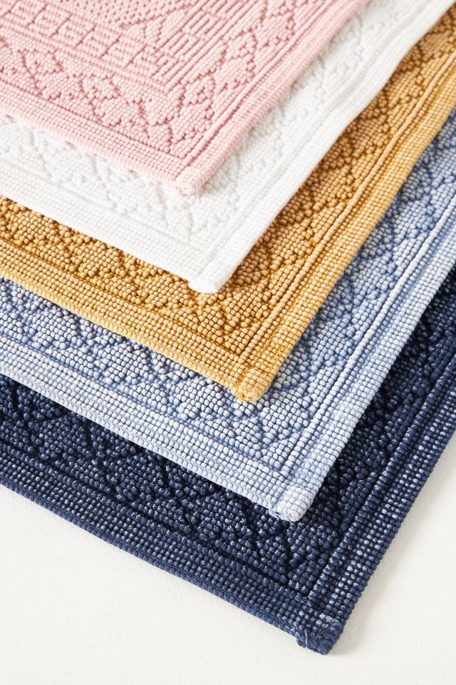 Misona Stonewashed Cotton Bath Mat #1
