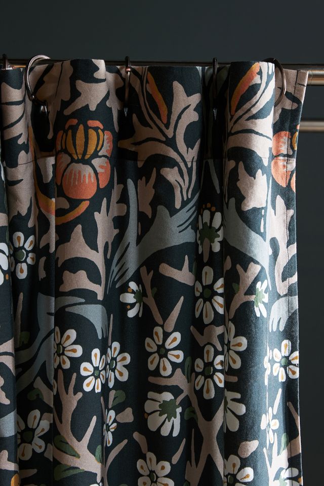 Anthropologie House of Hackney Printed Shower Curtain Blackthorn