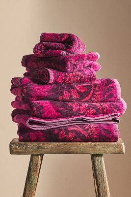 Anthropologie Tova Bath Towel Collection By  In Purple Size Bath Towel