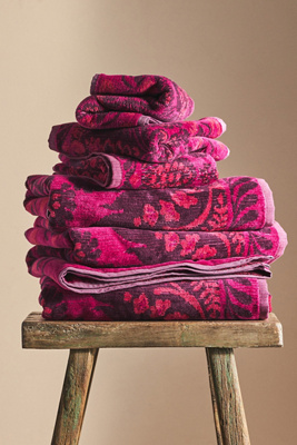 Anthropologie Tova Bath Towel Collection By  In Purple Size Bath Towel