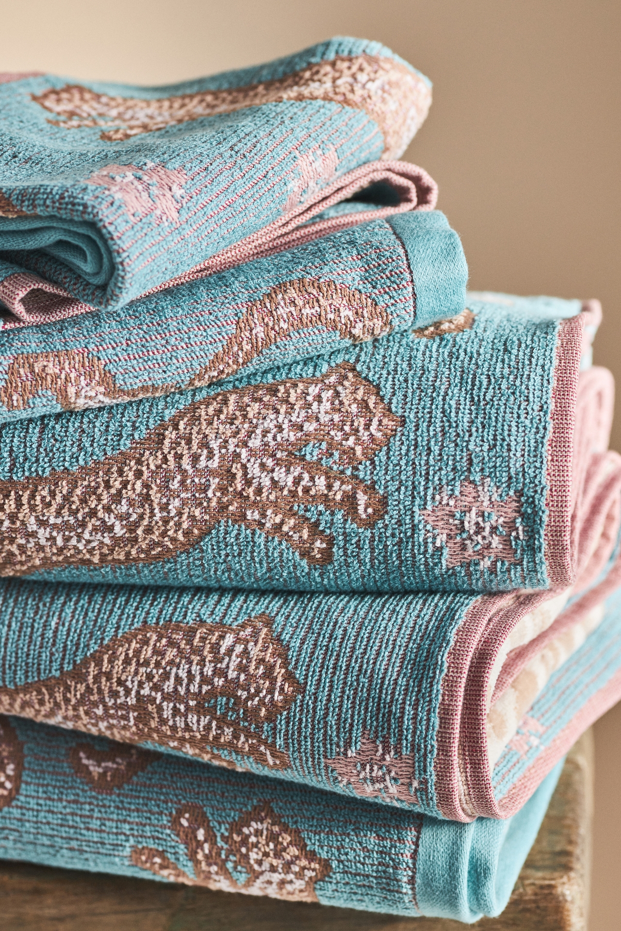 Maeve Leopard Bath Towel Collection