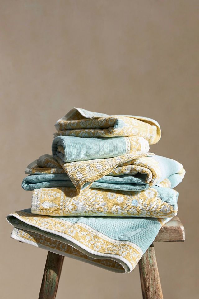 Tiya Cotton Velour Towel Collection #1