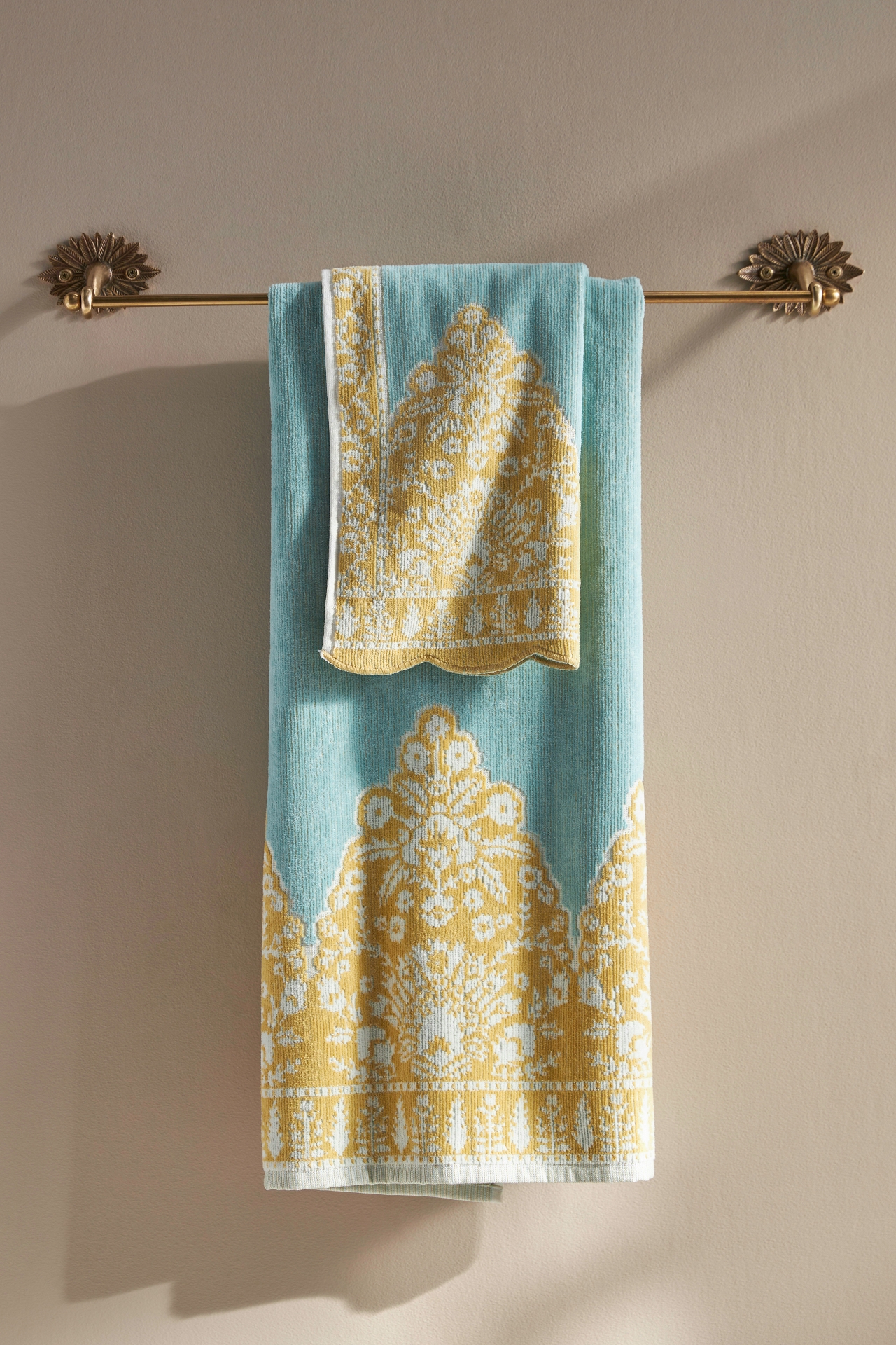 Tiya Cotton Velour Towel Collection