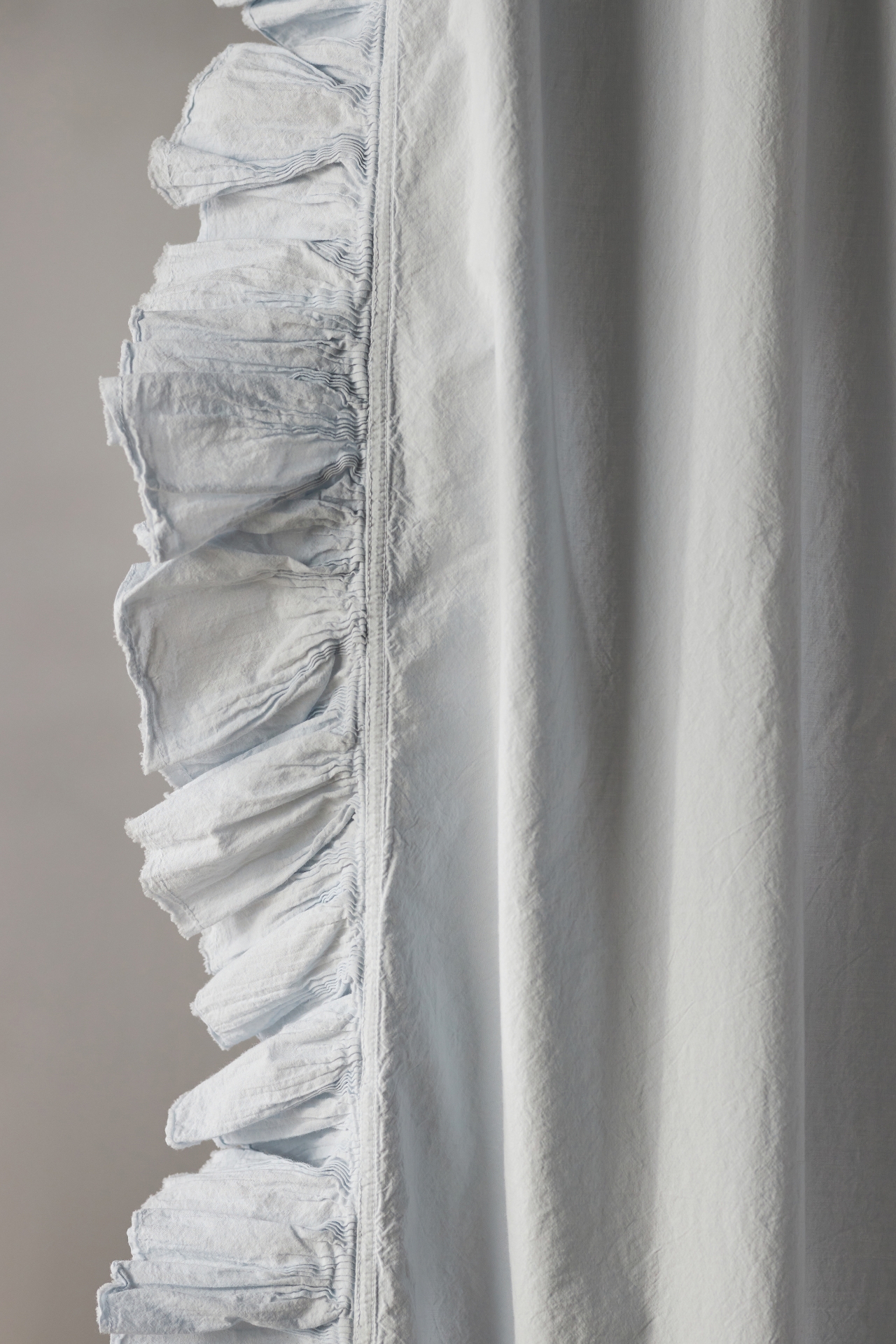 Ruffled Shower Curtain