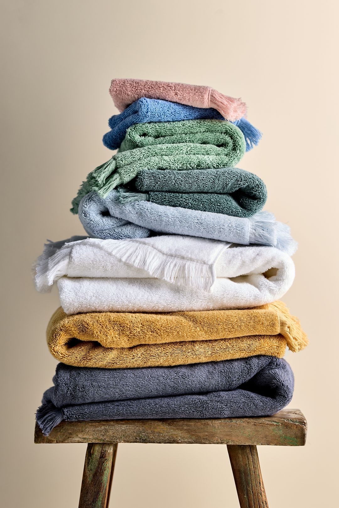 100% Turkish Cotton Towel Collection - Honey, Bath Towel