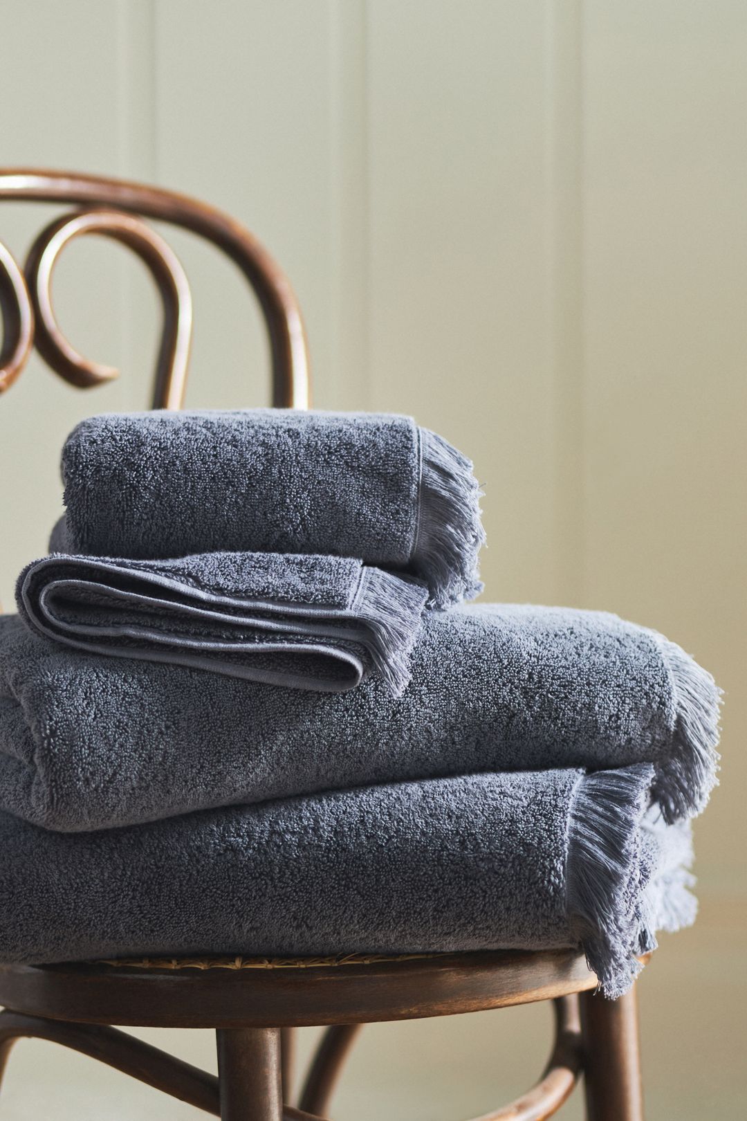 100% Turkish Cotton Towel Collection - Slate, Set of 2 Washcloths