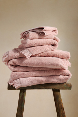 Plush Turkish Cotton Towel Collection Set of 2 Washcloths