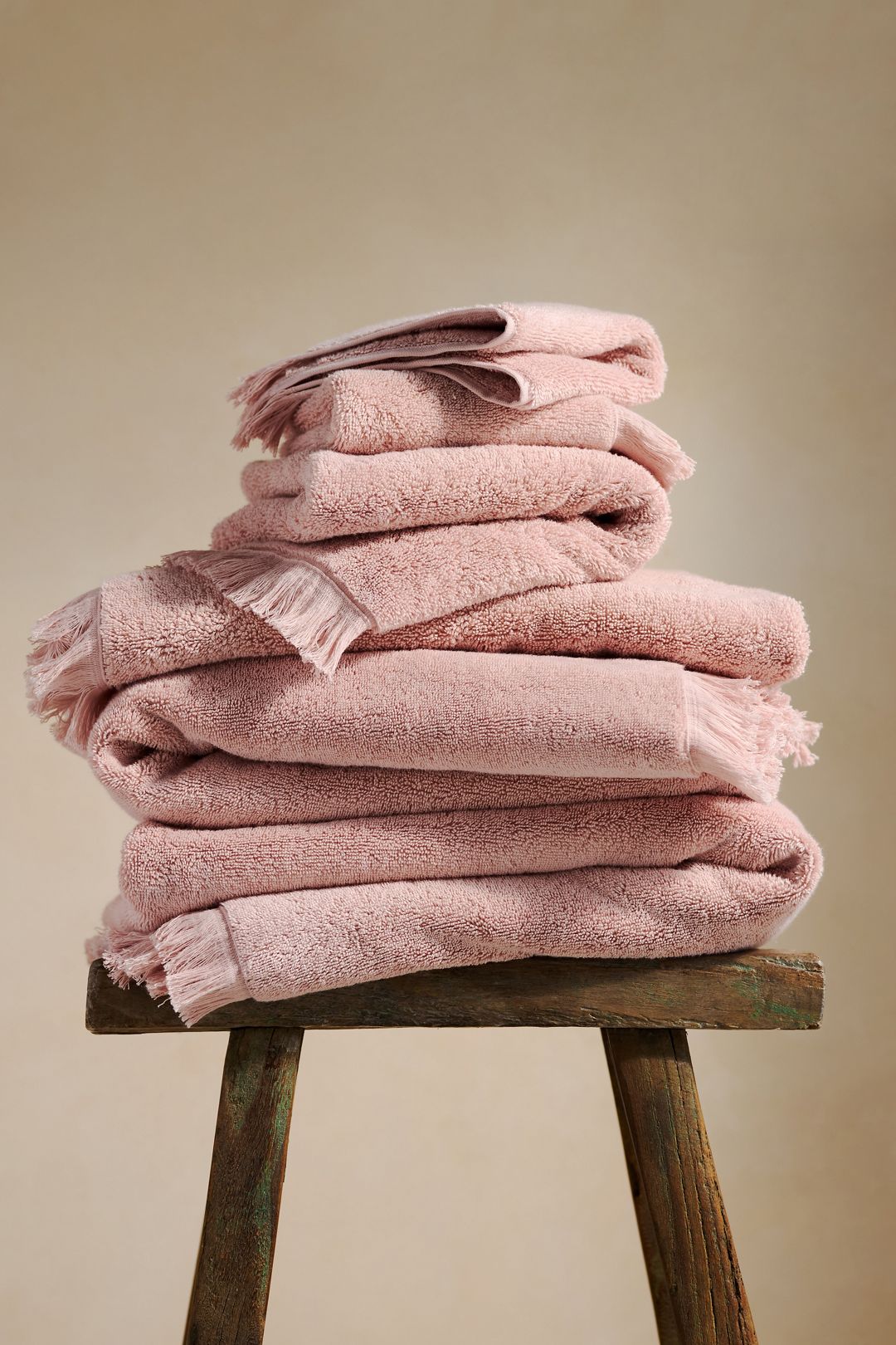 100% Turkish Cotton Towel Collection - Rose, Set of 2 Washcloths