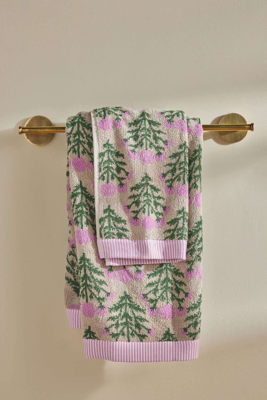 Eudora Cotton Towel Collection - Pink, Bath Sheet