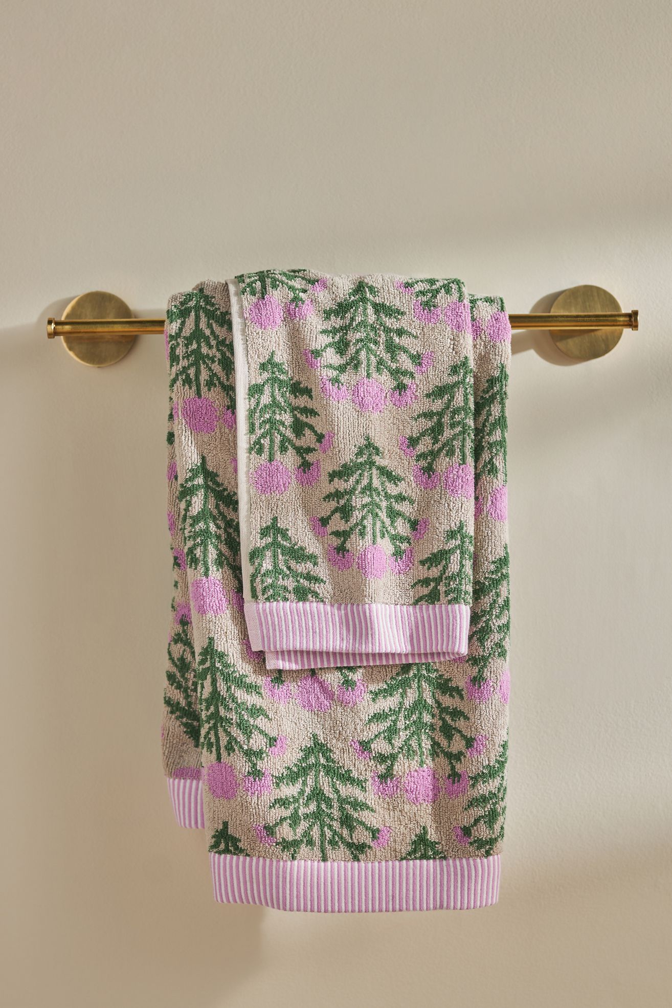 Eudora Cotton Towel Collection - Pink, Bath Sheet