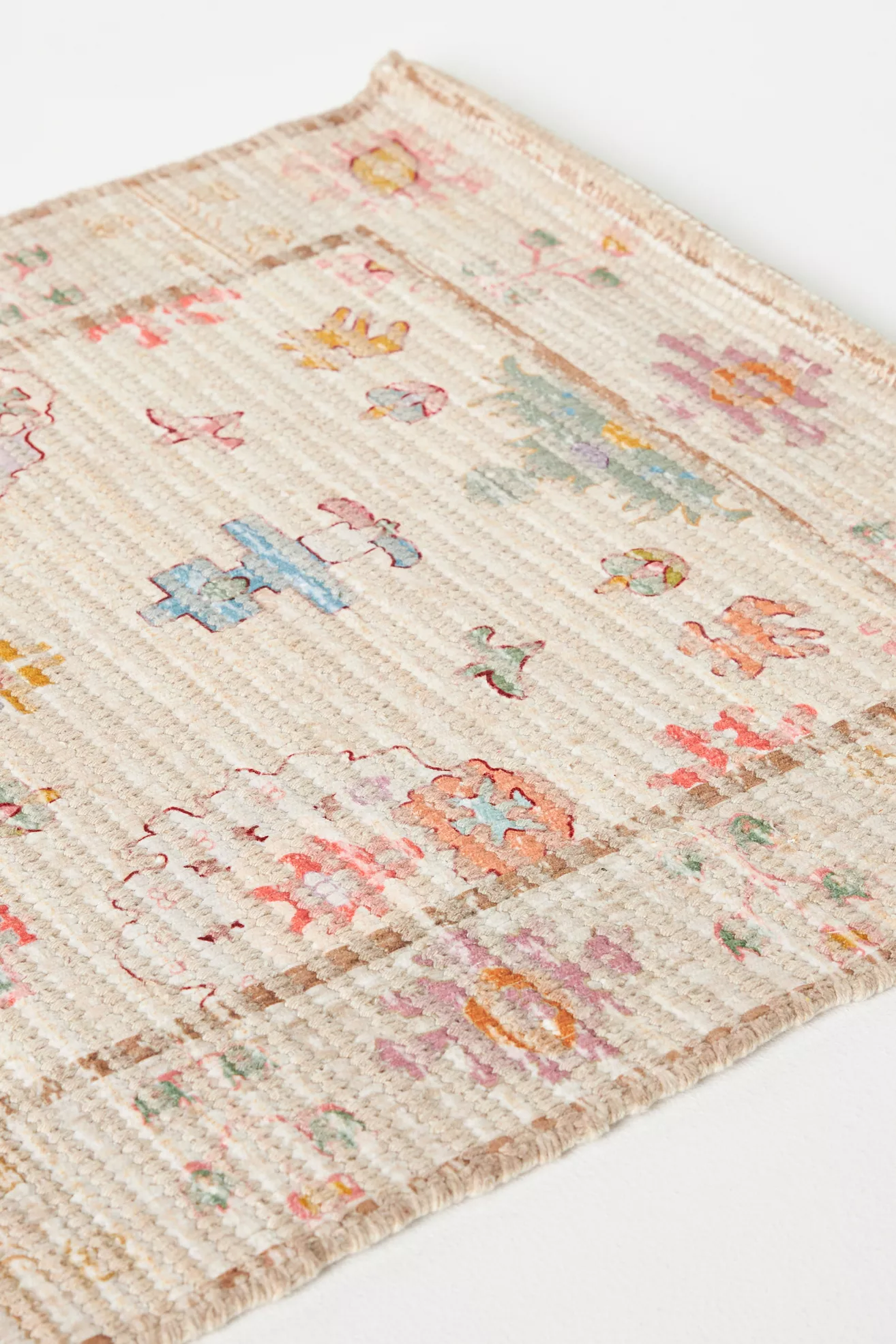 Malthe Cotton Printed Bath Mat - thumbnail 2