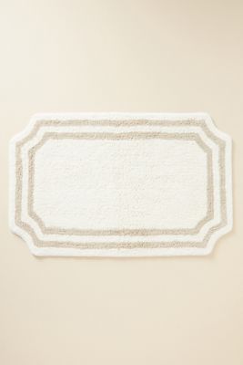 Hand-Tufted Double Border Bath Mat