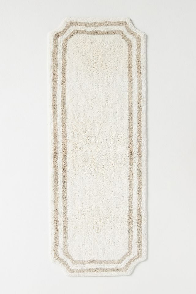 Hand-Tufted Double Border Bath Mat #1